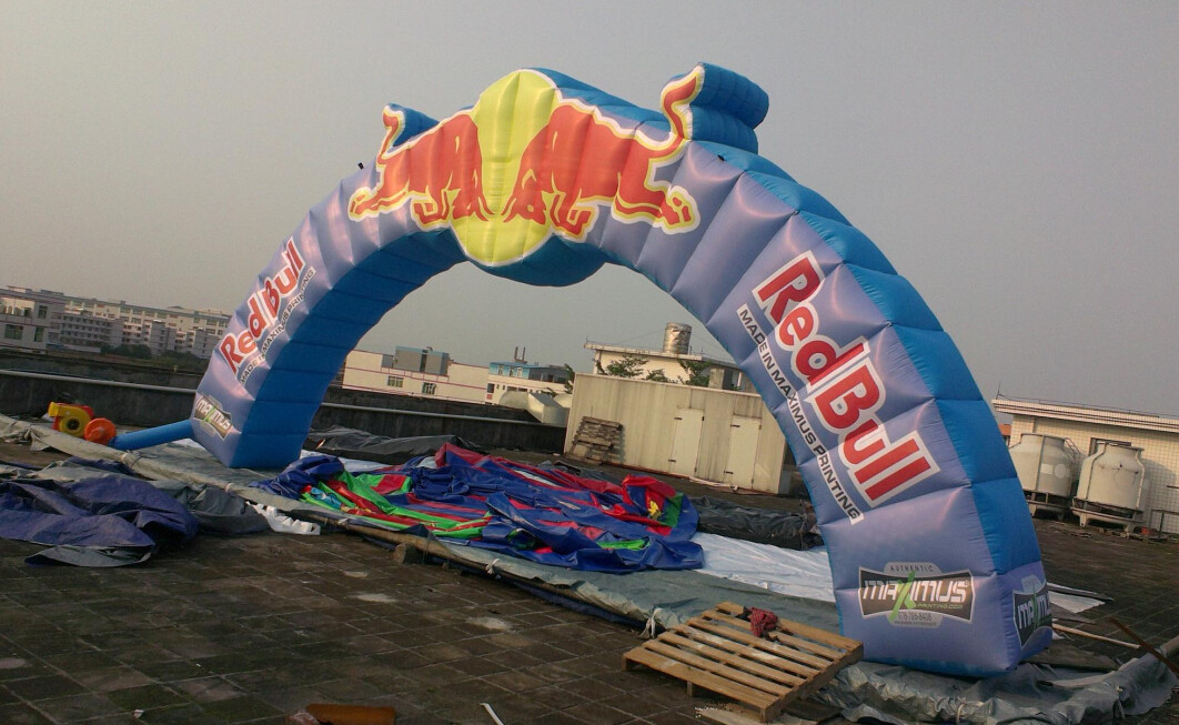 Oxford Fabric Double Inflatable Arches For Advertising And Promotion