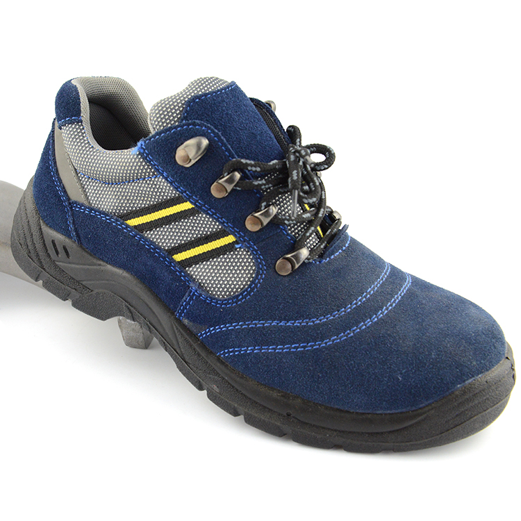 CE Certified High Heel Safety Shoes Made of Suede Leather for Industrial Workers