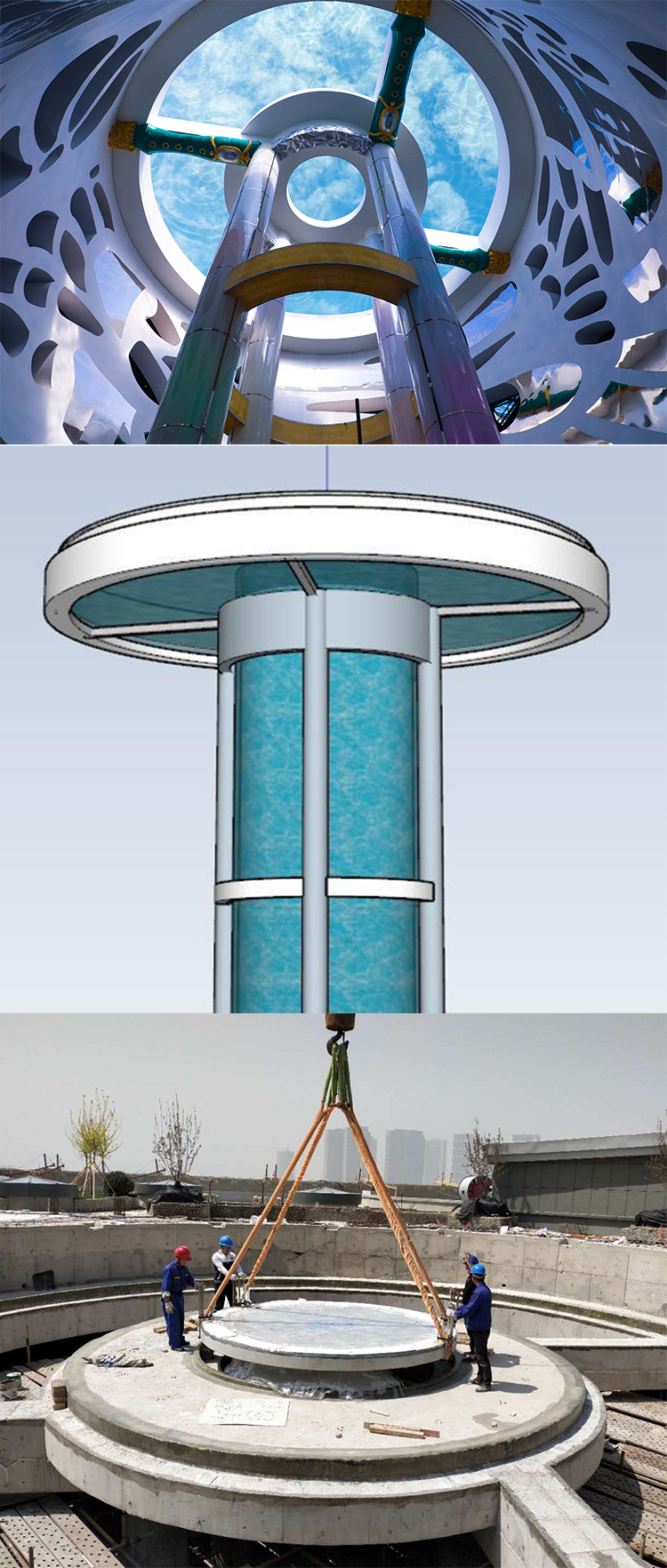 800mm Custom Made Cast Acrylic Tube for Transparent Panel and High Surface Hardness