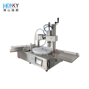 Automatic 10ml Glass Vial Filling Capping Machine 600W 25BPM
