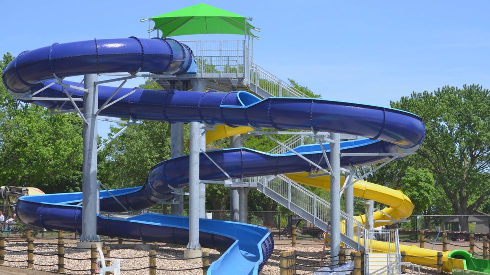 OEM Adults Fiberglass Big Water Slides for Commercial Water Amusement Park