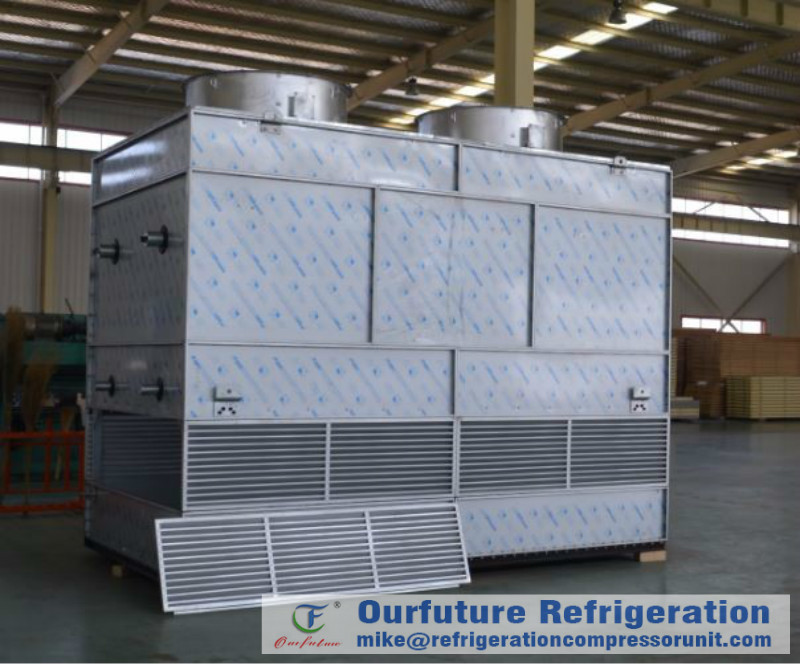 Induced Draft Type Evaporative Condensing Unit Evaporative Condenser Chiller