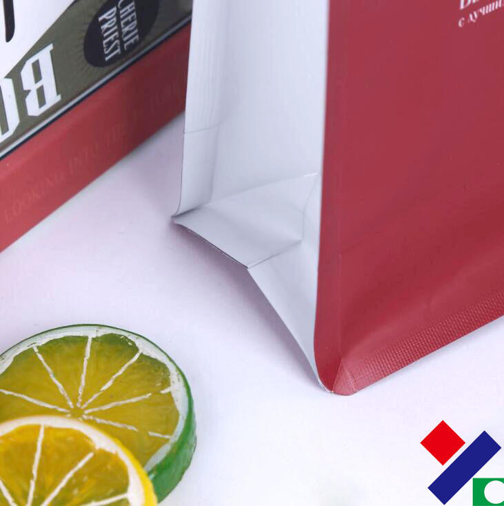100g 5lb Aluminium Foil Coffee Stand Up Pouches , Custom Coffee Bean Bags With Valve