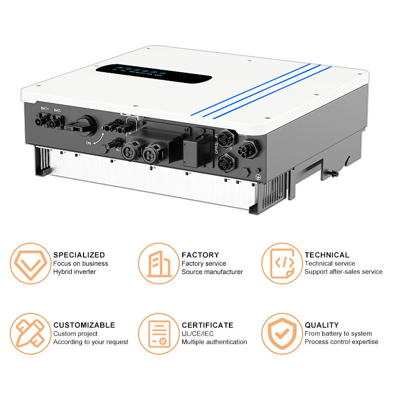MPPT Charging Mode Hybrid Solar Inverter 3.6KW 4.6KW 5KW 48V 6KW 8KW 10KW