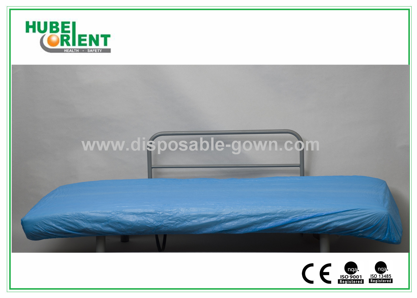Breathable CPE Disposable Bed Protectors Hospital Bedding Cover To Prevent Cross Infection