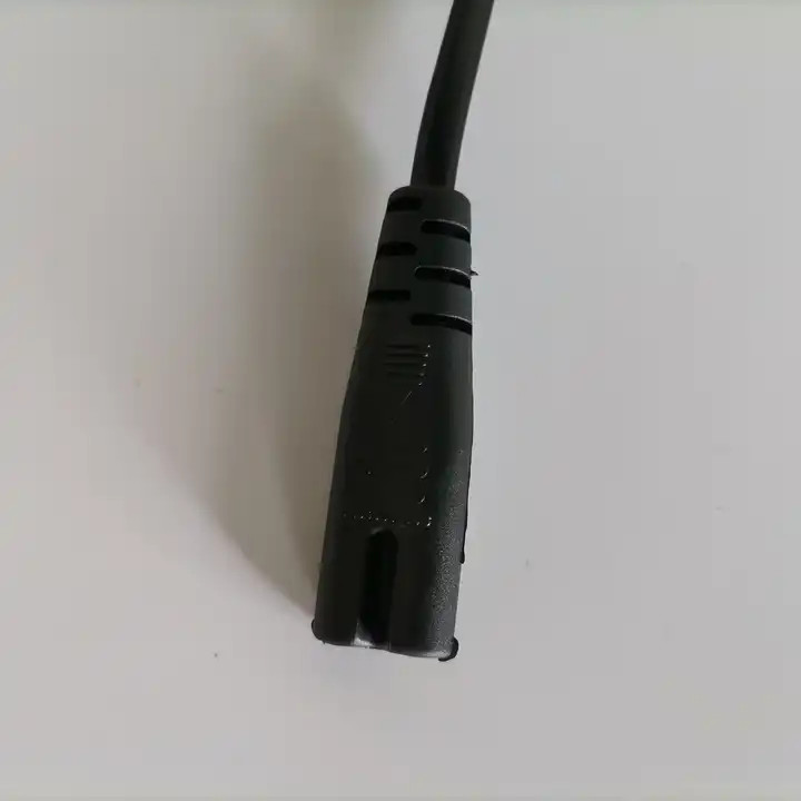 XianDa Swivel Ac UK 2 Pin Plug To IEC C7 Connector Euro plug Power Cable Electrical Extension Cord AC UK Power Cord