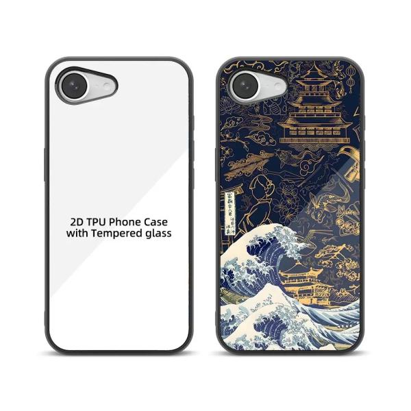 Iphone Camera Lens Protector Sublimation Glass Mobile Cover Tempered Glass Iphone 16e Case