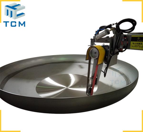 Industrial Steel Vessel Head Surface Grinding Equipment Automatic Polishing