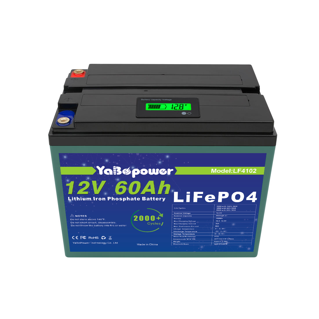 Deep Cycle Lifepo4 Battery 72v 60ah 12v 60ah 40ah 80ah Solar System