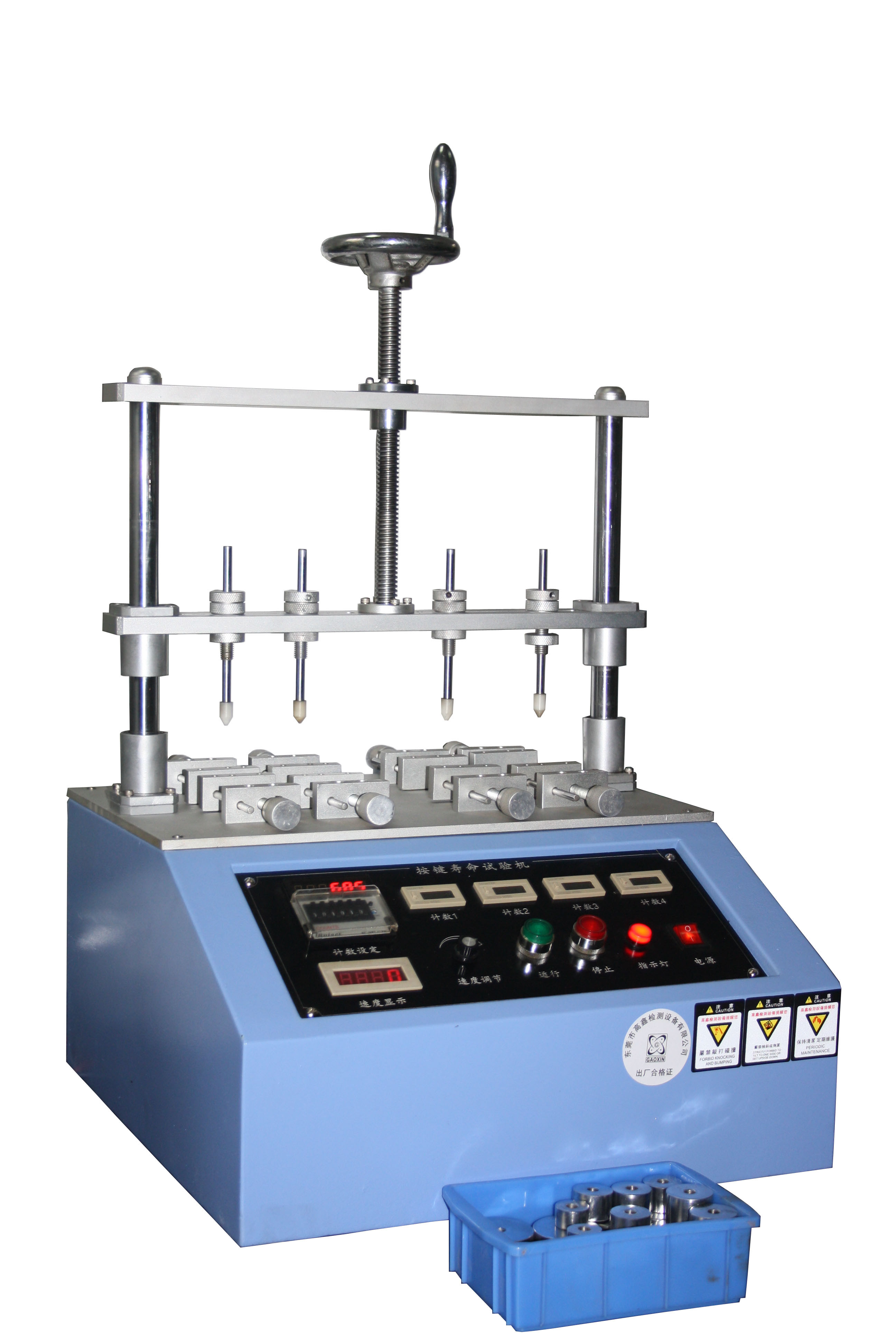 Two Station Pneumatic Keypad Life Tester For Mobile Phone