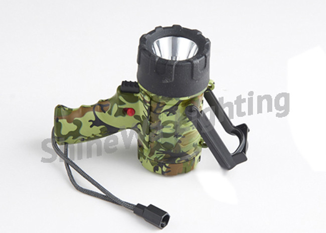 3W 300 Lumen Waterproof Rechargeable Spotlight With Wall Charger , Car Charger