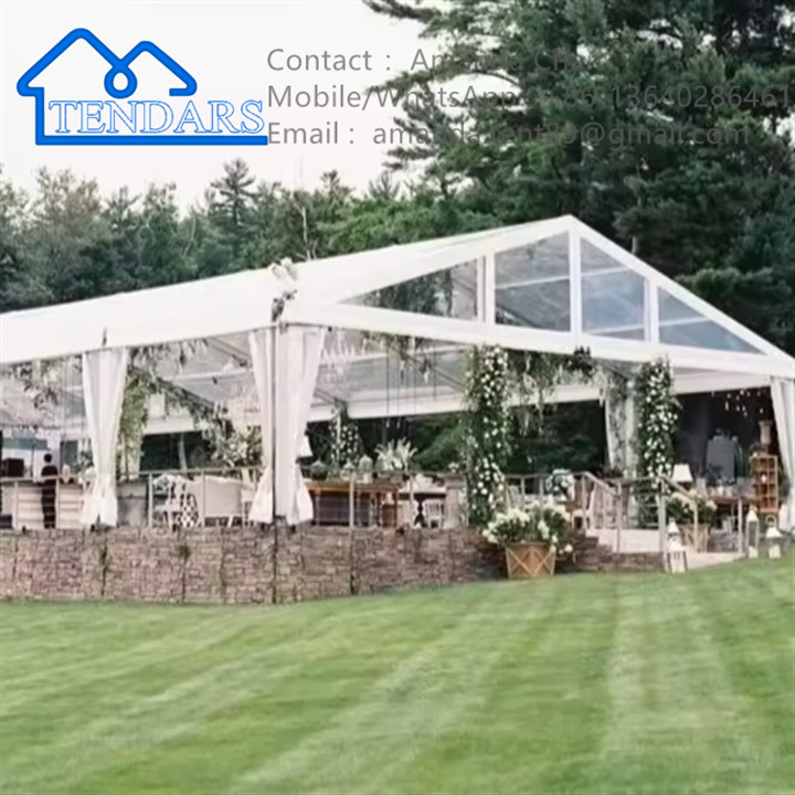 Customized Big Aluminum Frame Transparent Marquee Event Tents For Outdoor Wedding Event Party