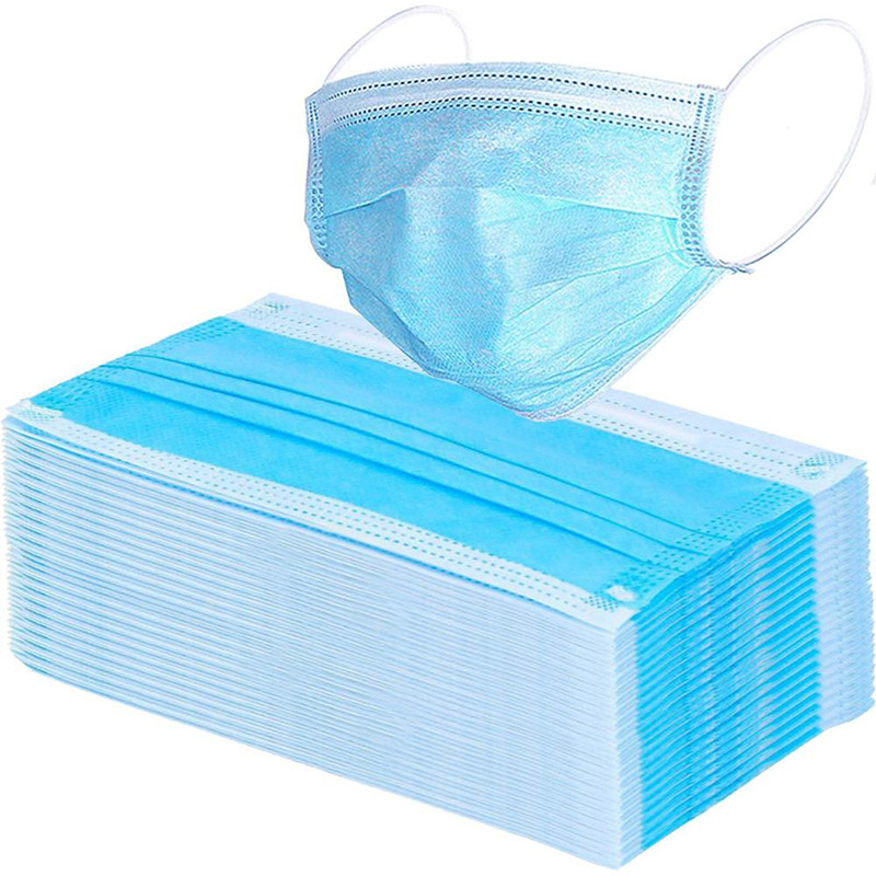 Blue Color Surgical Face Mask Low Sensitivity Skin Friendly PP Materials