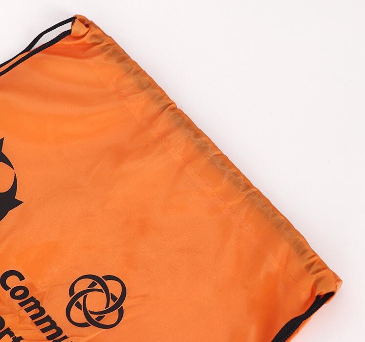 Outdoor Use 210D Sample Shoe Polyester Drawstring Bag,fashionable pattern printing polyester foldable shopping bag PACK