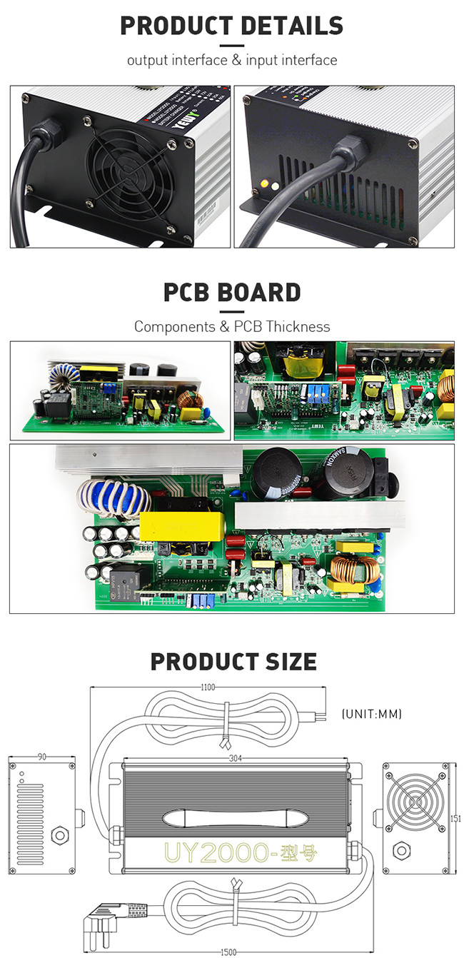 24V 60A Tractor Forklift Battery Charger Versatile For Optimal Performance