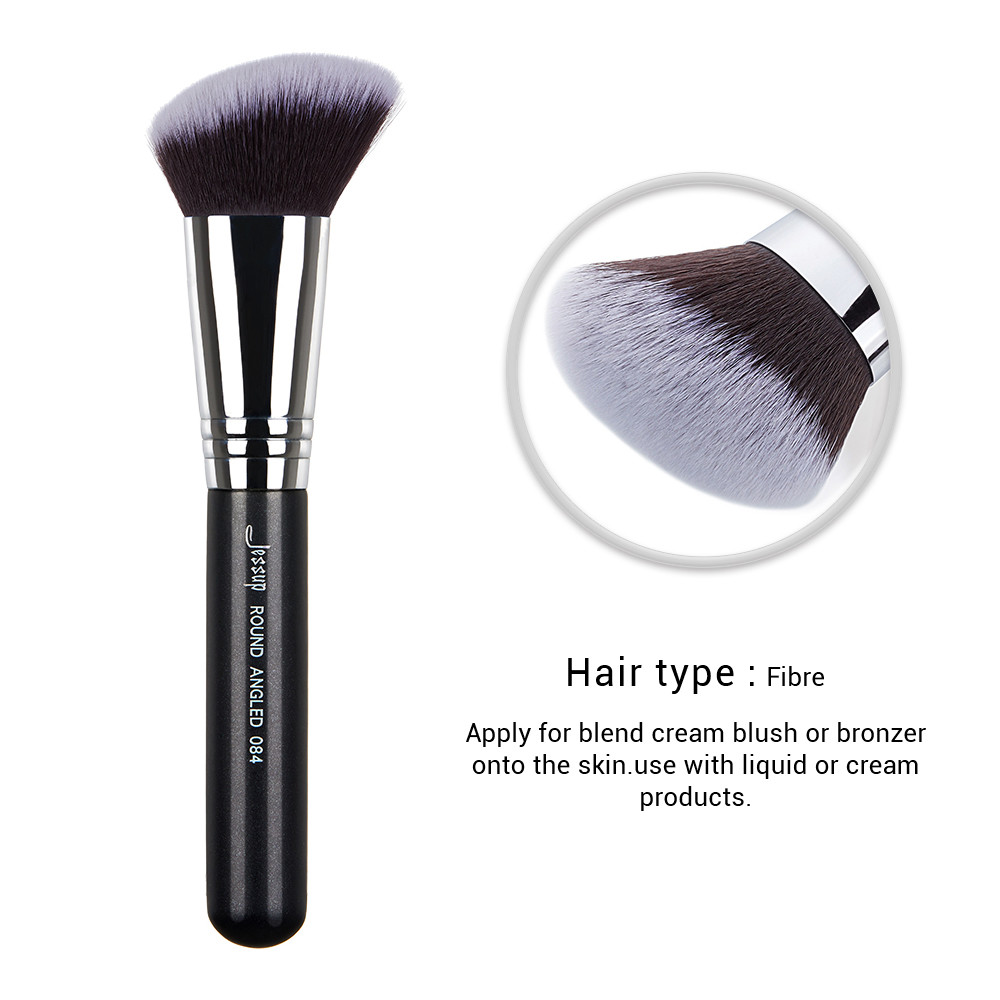 Soft 16.4cm Round Angled Brush No Fading And No Hair Dropping