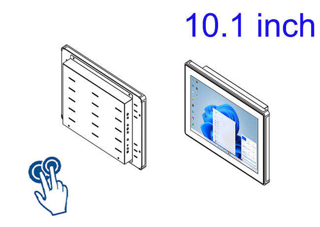 10.1-Inch Windows Touch Embedded Screen for Kiosks, Medical Systems, Industrial Automation, and Smart Payment Terminals