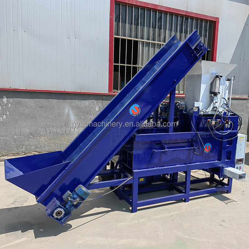 PLC 1000g Per Bag Sawdust Baler Hydraulic Press Wood Shaving Horse Bedding Tunisia