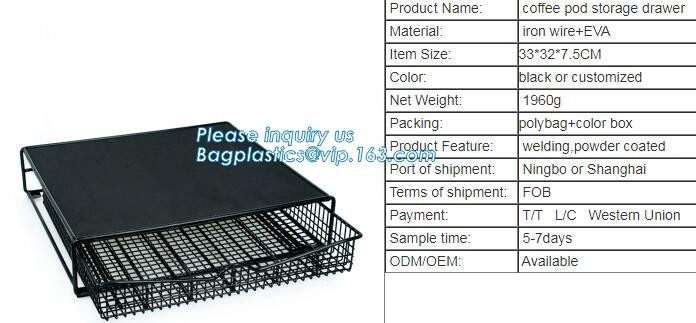 metal wire storage basket with tray in whole sale lowest MOQ sale even just buy 1 set, Kitchen storage Rose gold wire me