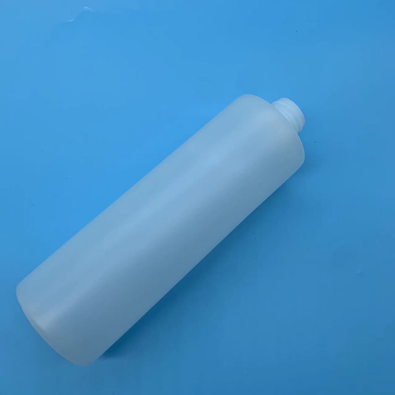 Translucent Disinfectant Alcohol White Plastic PE Bottle Corrosion Resistance