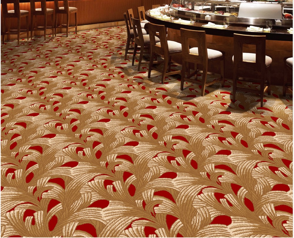 Jacquard 50*50cm PP carpet tile for conference room