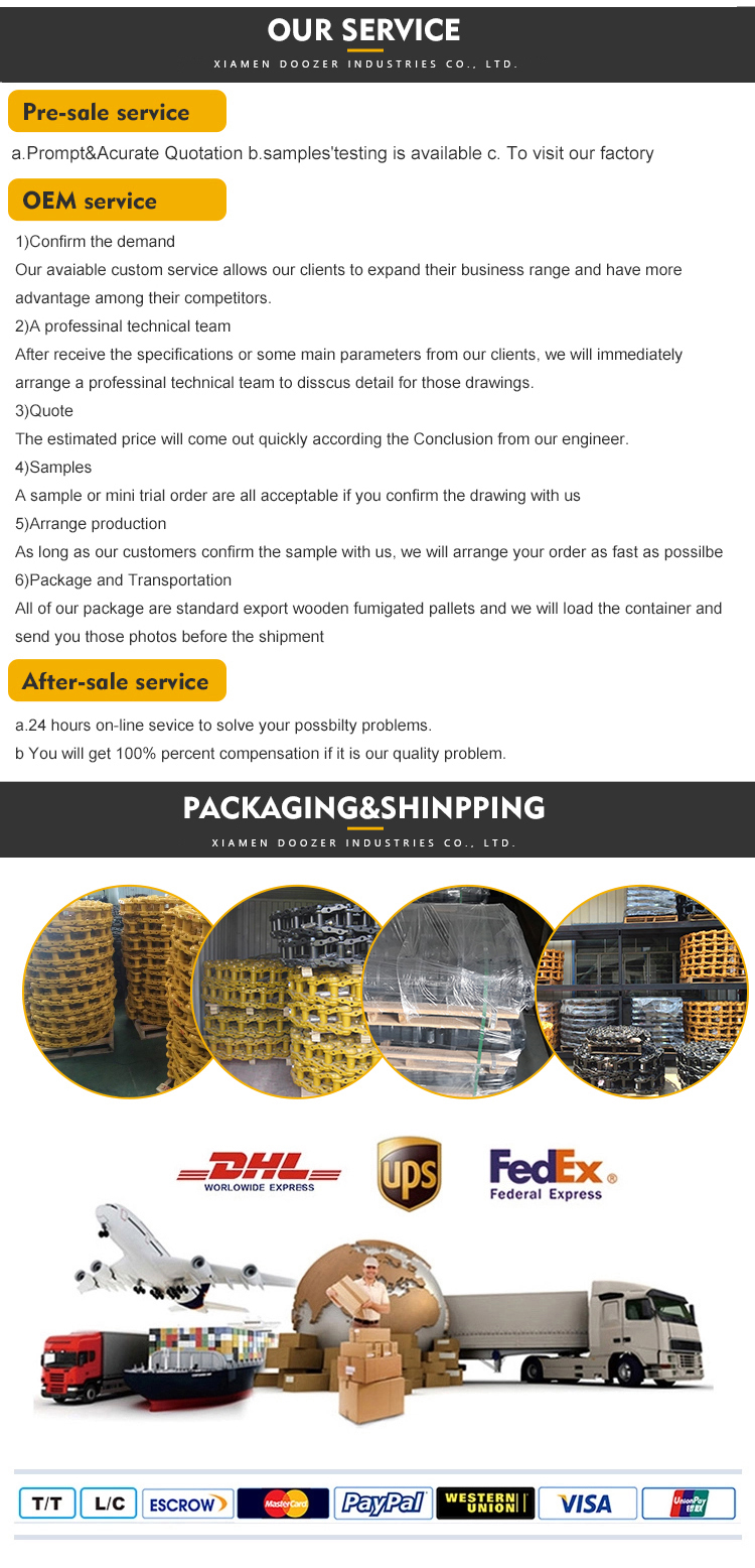40CR Track Shoes Ass'y Parts Undercarriage Excavator for Bulldozer Spare Part Dozer