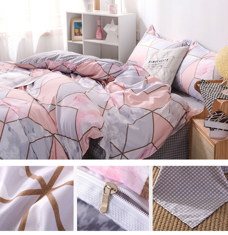 100% Cotton Air-permeable Plant Pattern Juego De Sabanas De Algodon Customized Comforter