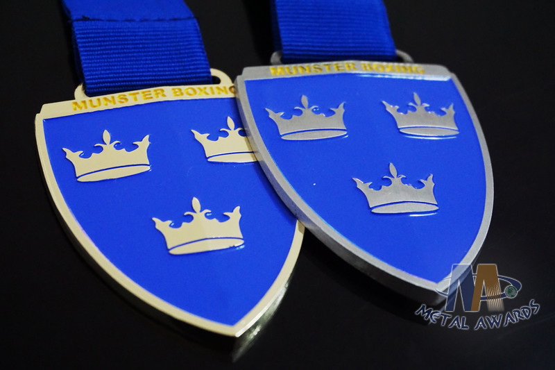 Finisher Maration Half 10K 5K Sports Metal Award Medals Zinc Alloy 3d With Soft Enamel Medallion