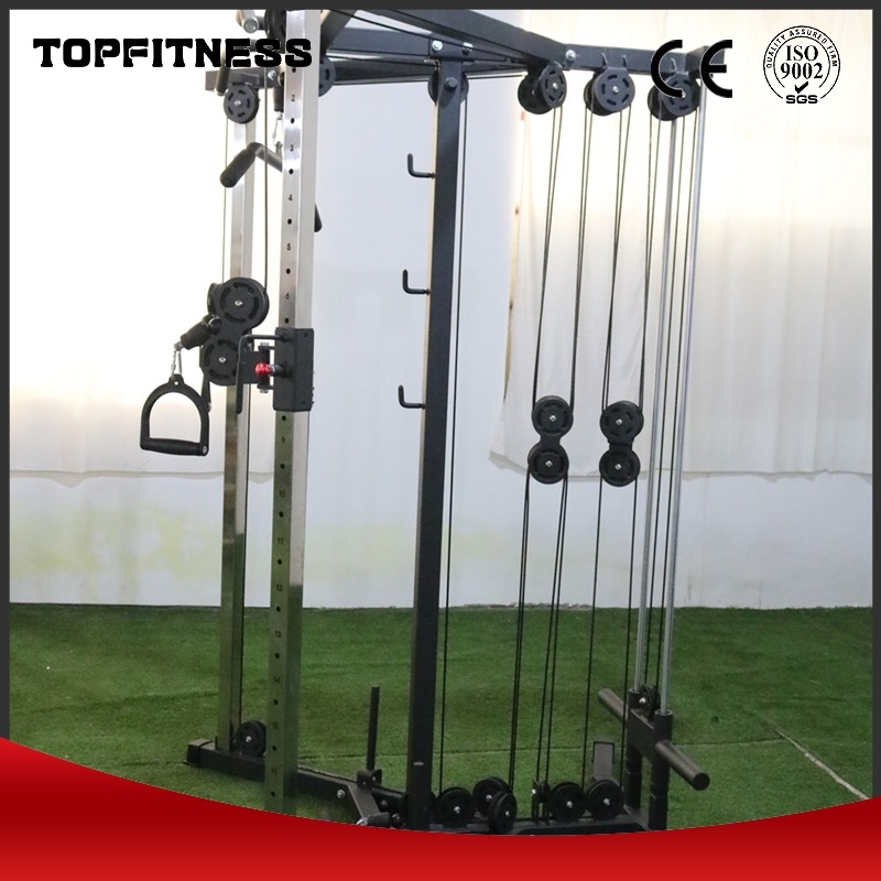 Popular Fitness Equipment Multifunctional Smith Machine Squat Pull-Down Rack