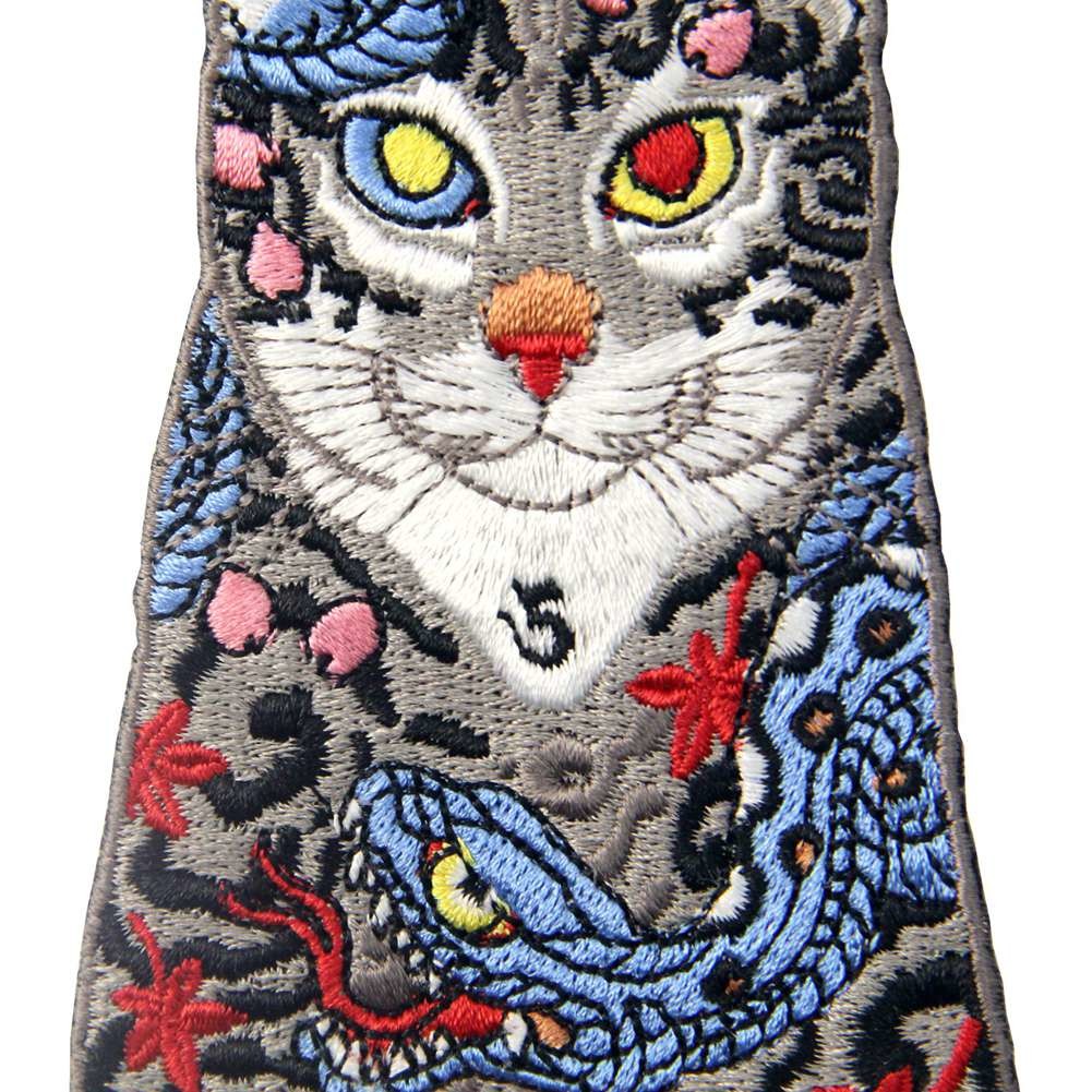 ODM Hook Loop 3D 7.5cm Embroidered Animal Patches Eco Friendly