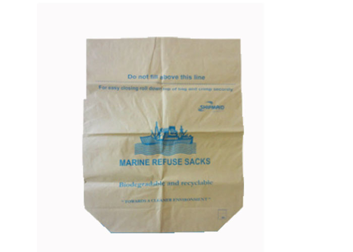 Open Mouth Multiwall Kraft Paper Bags Double Layer Bio Degraded Pollution Free