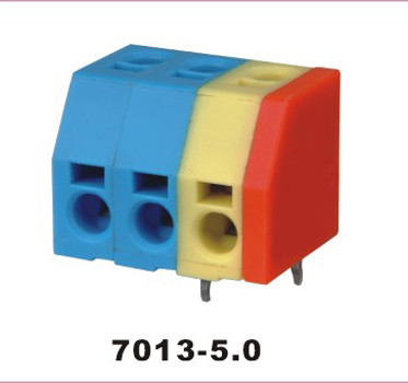 PA66 Brase Clamping Terminal Block Connector 7001V
