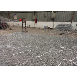 Practical Rock Gabion Baskets Zinc Coated Wire Box Retaining Walls