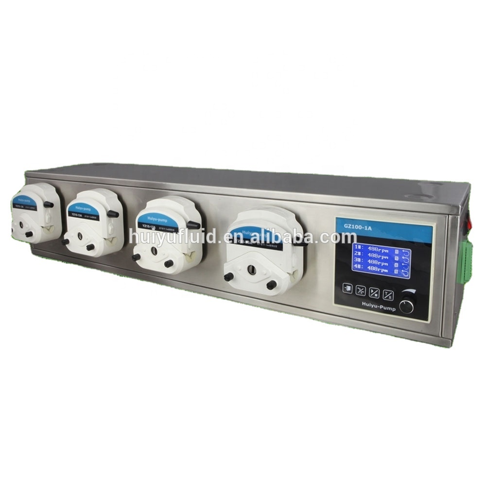 CE RoHS 100rpm Peristaltic Pump Liquid Filling Machine For Multi Channel Filling