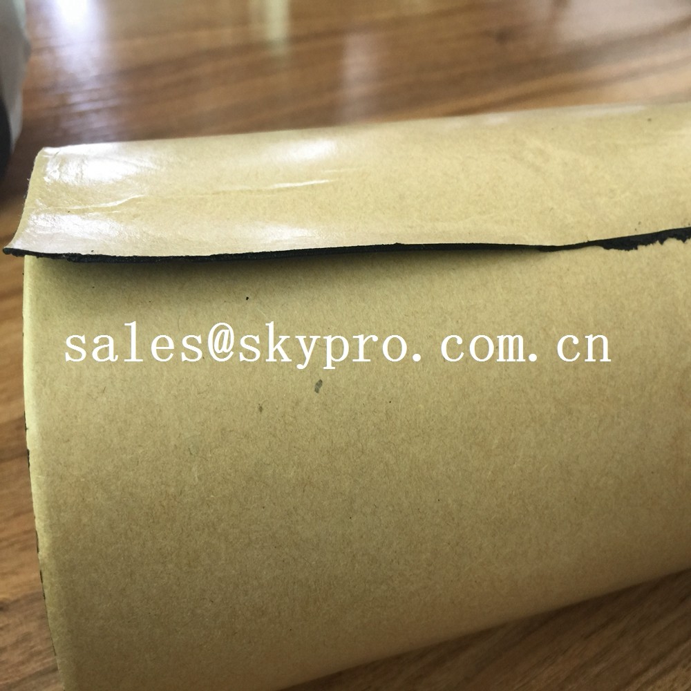 0.9mm Thickness Molded Rubber Products Butyl Rubber Adhesive Tape Aggressive