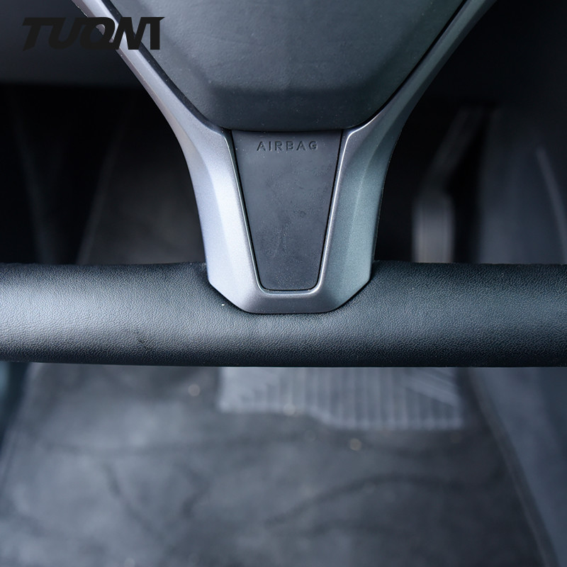 Plain Weave Black Tesla Carbon Fiber Steering Wheel Model 3 X Y S