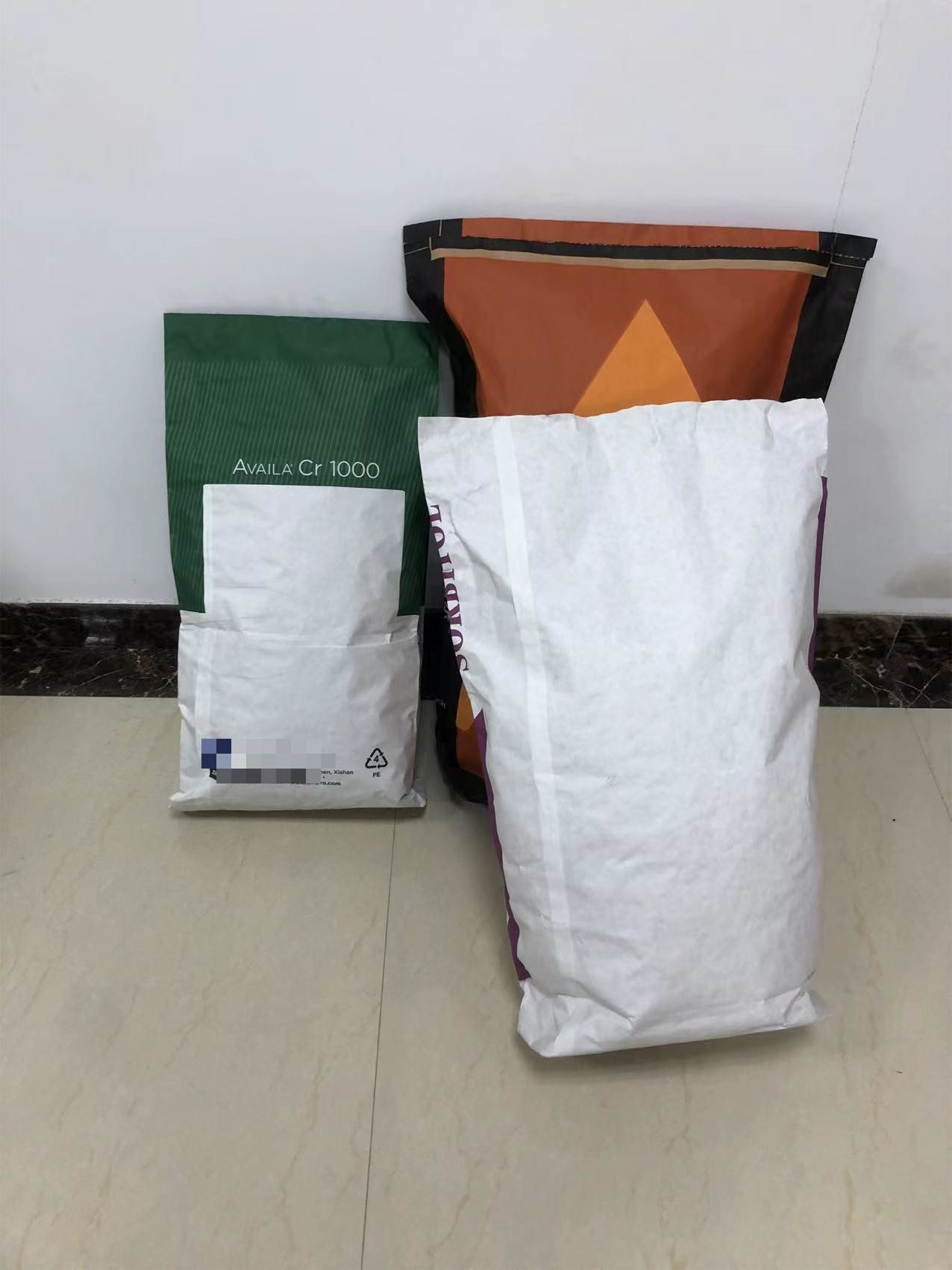 Heat Seal Pinch Bottom Paper Bags in Chemical Industry/Chemical Packaging Up To 7 Colors