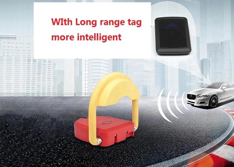 Hermetic 0.4A Remote Control Parking Lock Auto Repositioning Parking Spot Lock