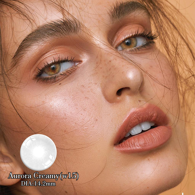 Aurora Green 14.2 Mm Contact Lenses Colored Eye Contacts Prescription