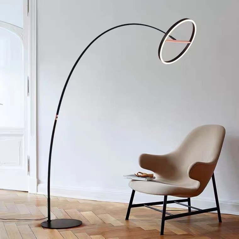 Elegant Home Decor Contemporary Gold Luxury Long Led Simple Table Lamp For Bedroom