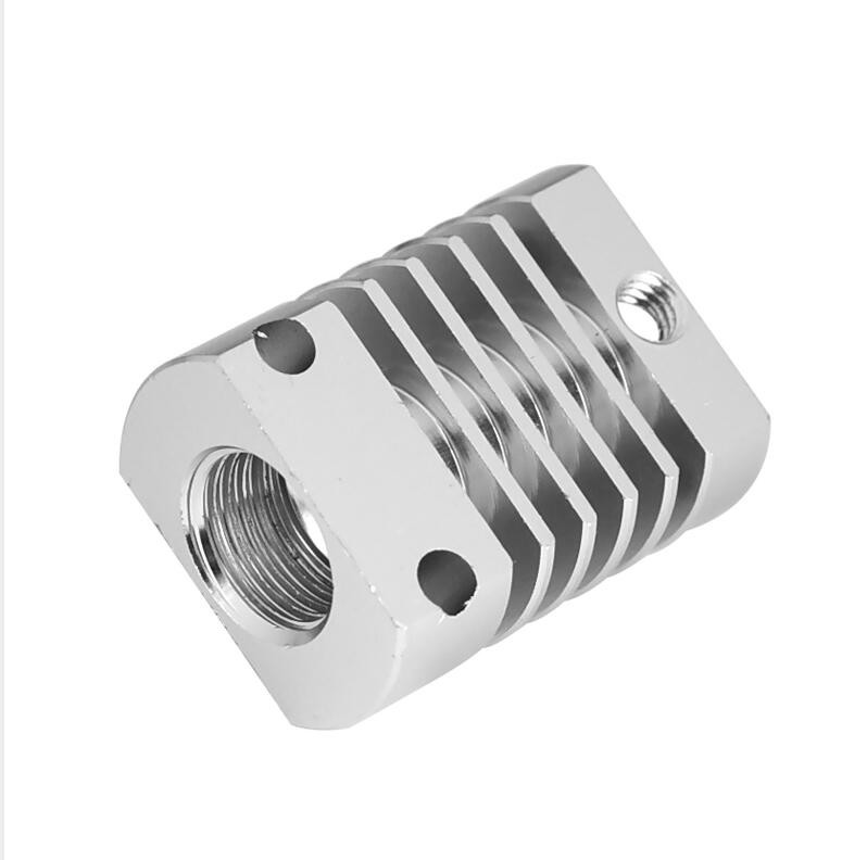 Red Blue Silver 27*22*12mm MK10 E3DV6 3D Printer Heatsink Aluminum Block
