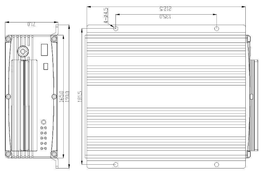 8CH 720P IP Mobile NVR, MNVR (ONVIF),With H.264 Network Backup Local Playback , automobile dvr