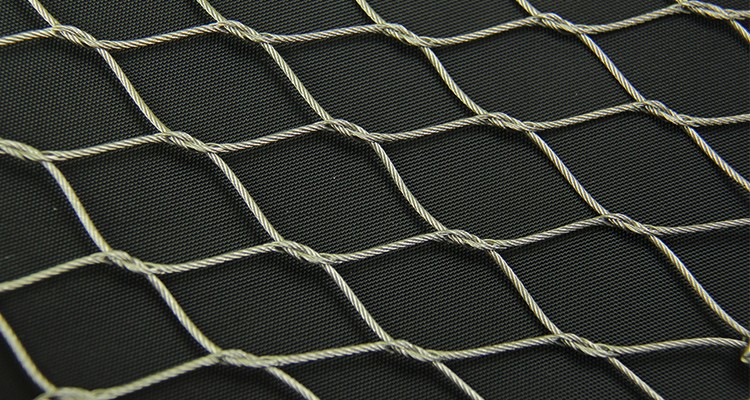 Stainless Steel Wire Rope Mesh X Tend Mesh AISI 316L Zoo Mesh Stainless Steel Wire Rope Mesh For Balustrade