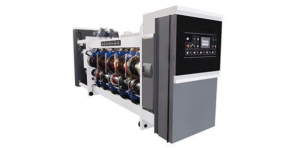 Automatic Carton Box Four Color Flexo Printing Machine With Slotter