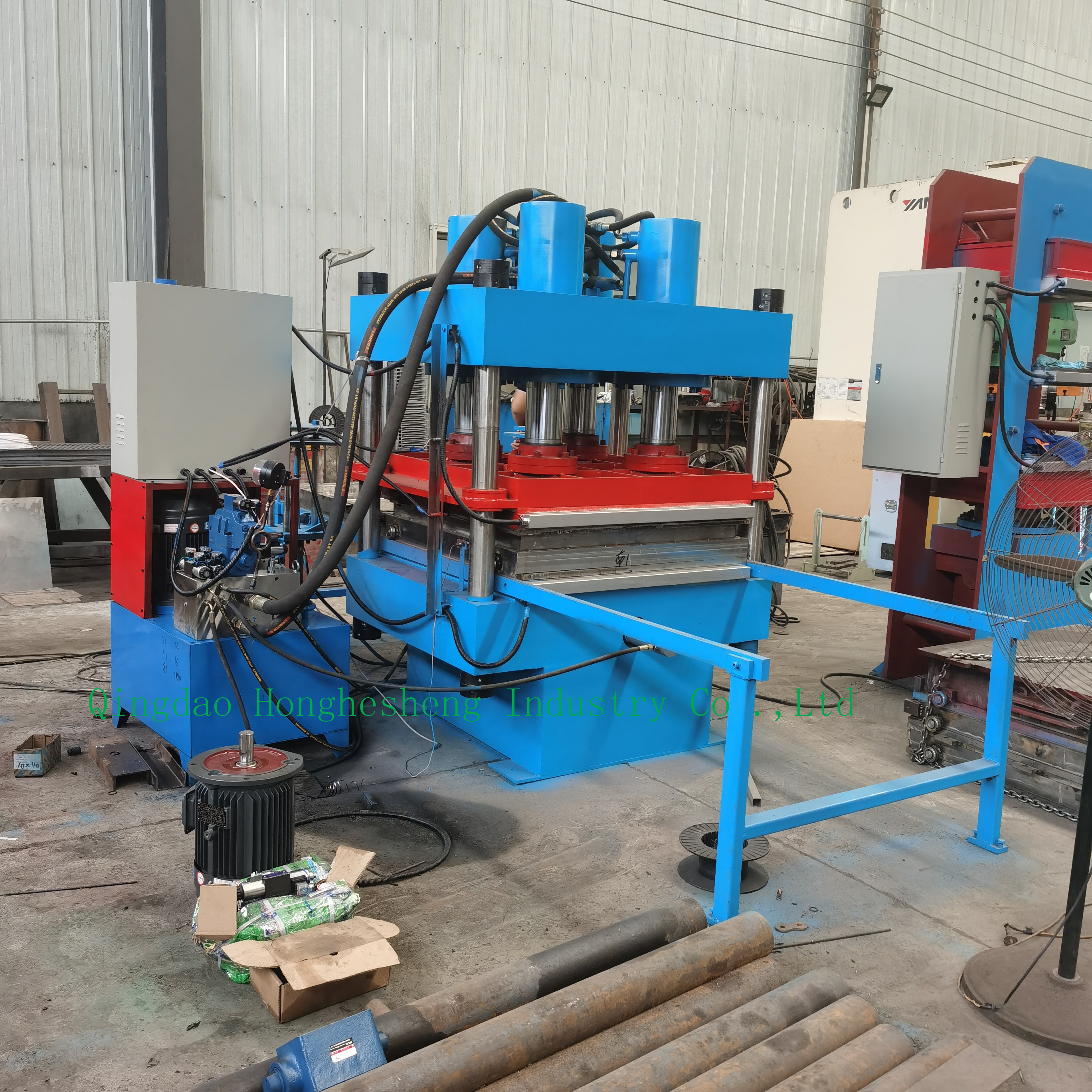Kindergarten Floor Mats Rubber Vulcanizing Machine 200t
