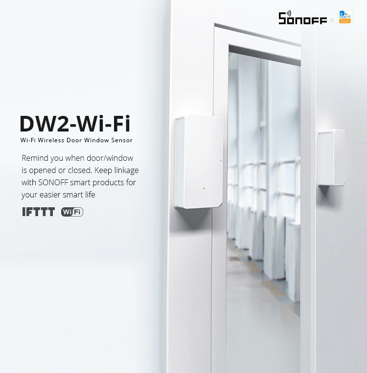 Smart Home Alarm Security Sonoff SW0200 Door Window Wireless Automation Sensor