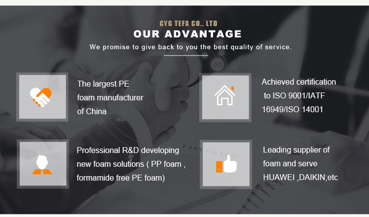 Heat Resistant Insulation Cross Linked Polyolefin Foam
