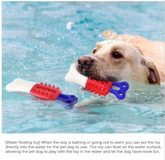 Ice Lolly Dog Chew Toy Brushes Teeth Floatable TPR ABS Material