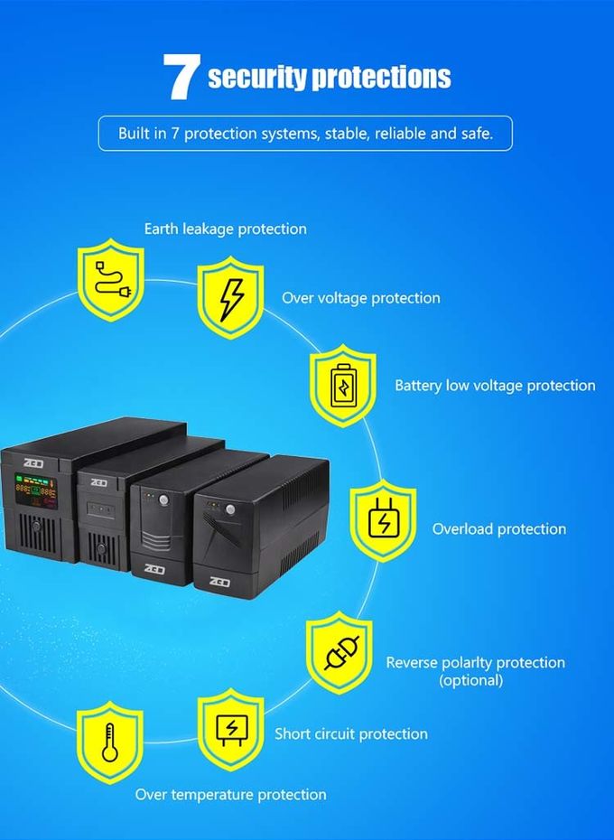 Small 220VAC Uninterruptible Power Supply 1500VA Home Ups Power Supply