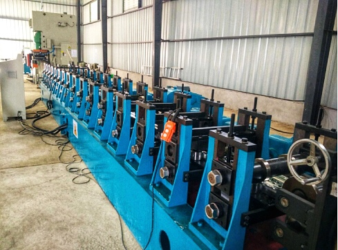 Construction Metal Scaffold Deck Perforated Board Walk Platform Roll Forming Making Machine